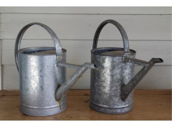 Two Vintage Style Watering Cans