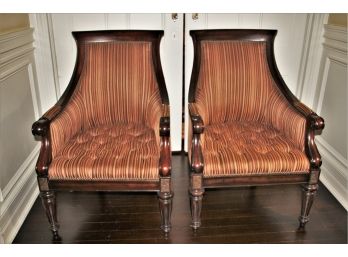 Wonderful Pair Thomasville Furniture Co. Anson Side Chairs - Retail $2538