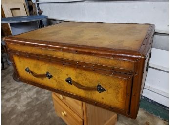Trunk Type Coffee Table W/ Drawer