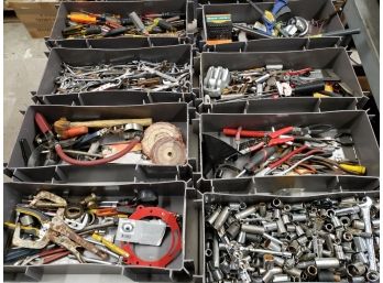 Large Lot Hand Tools, Sockets And More!!!