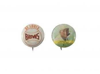 Baseball Pins From 1920s