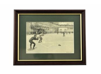 Engraving - Framed - Baseball #1