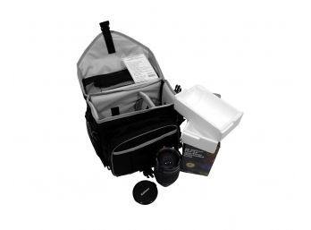Adorama Sling Camera Bag With Autofocus Minolta Zoom Lens