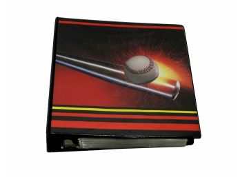 Baseball Cards Binder With Plastic Sheets