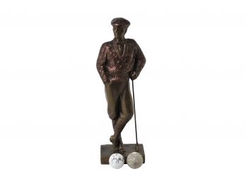 Golf Statue And Collectible Balls