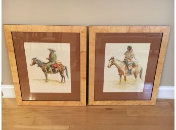 Pair Of Frederic Remington Prints, Nicely Done