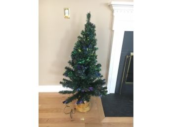 Small 4' Fiber Optic Color Changing Christmas Tree