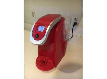 Red Keurig Coffee Machine, Tested And Working