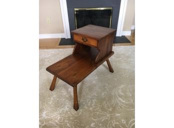 Vintage Pine One Drawer Side Table