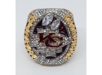 2020 Kansas City Chiefs Super Bowl Championship Replica Ring Size 12