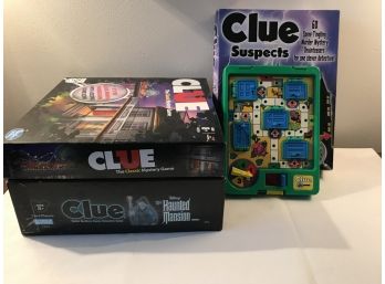 Assorted Clue Games