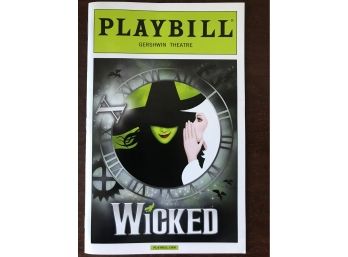 10th Anniversary Playbill -- WICKED