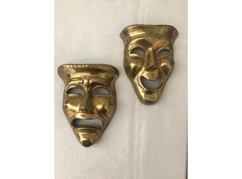 Solid Brass Theatre Masks