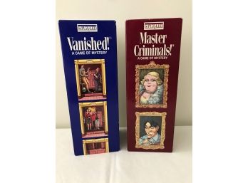 Vanished!  Master Criminals!  Two BePuzzled Games From The Early 1990s