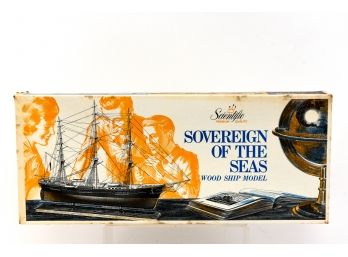 New! Rare Scientific Premium Quality Sovereign Of The Seas Wood Ship Model