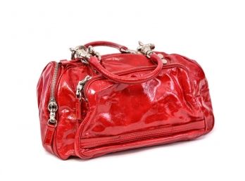 Pollini Italian Patent Leather Purse