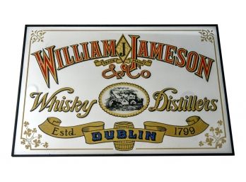 Jameson Whisky Distillers Mirrored Sign