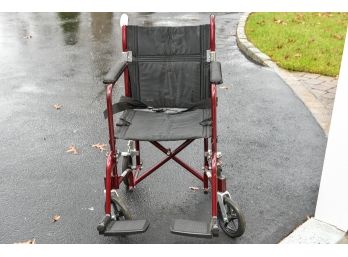 Medline Excel Deluxe Aluminum Transport Wheelchair