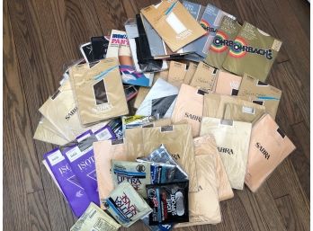 Huge Collection Of Unopened Pantyhose - Some Very Vintage