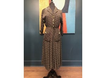 40's Vibe Frock By Janice McCarty - S