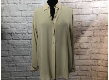 Vintage Armani Silk Blouse - Perfect Condition, Sz 42