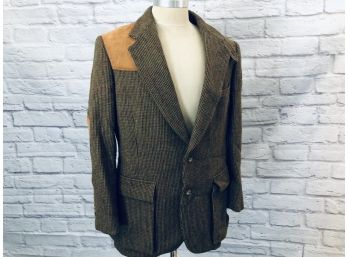 Vintage Willis And Geiger Wool Shooting Jacket - Sz 44