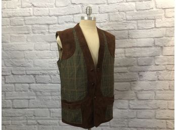 Rascher Wool And Leather Shooting Vest - Sz 50 (40)