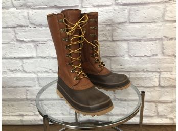 Women's Duluth Leather Laced Boots, Like New - Sz 9M