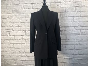 Marks & Spencer Pure Wool Black Pant Suit - Timeless, Sz 10