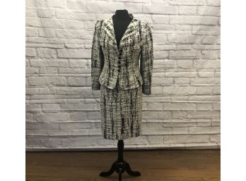 Angeles Andany Ezquerro Wool Blend Skirt Suit - Sz 44 (14)