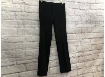 Stretchy 'new Frontier' Slacks With Lace Trim At Pockets And Ankle - Sz 4