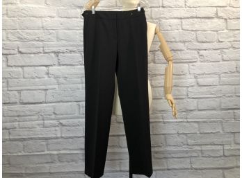 Anne Klein Black Slacks With A Little Stretch - Sz 4