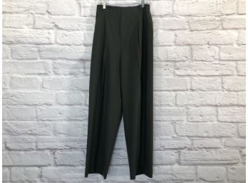 Joan & David Green Wool Slacks 28' Waist