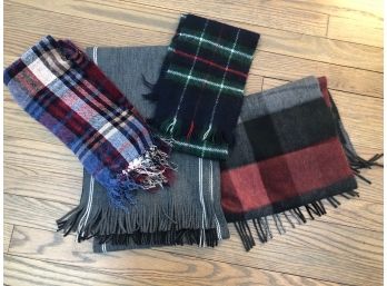 Set Of 4 Beautiful Wool Scarves