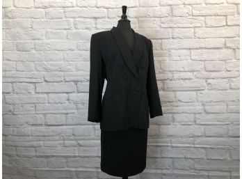 Kasper A.S.L. Tuxedo Styled Women's Skirt Suit - Sz 14