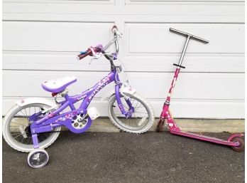 A Schwinn Trixie Child's Bicycle