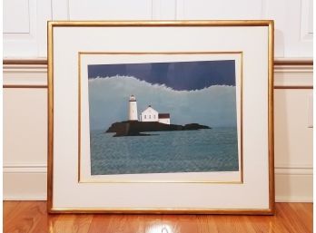 A Signed And Numbered Lighthouse Print By Ted Jeremenko (Purchased For $1400)