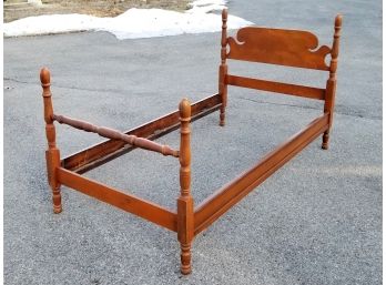 A Vintage Four Poster Twin Bedstead