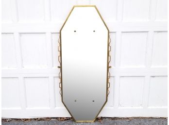 A Stunning Bronze Framed Art Deco Mirror C. 1920's