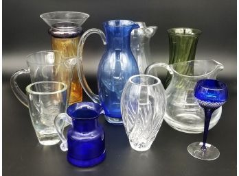 An Art Glass And Crystal Assortment