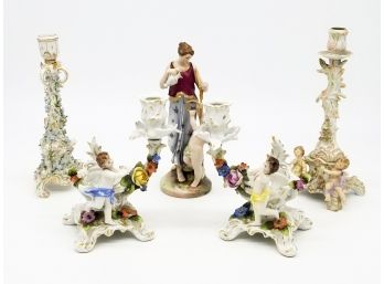 An Assortment Of Fine Vintage European Porcelain - Capodimonte And More!