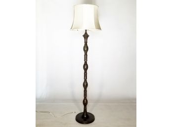 A Metal Standing Lamp