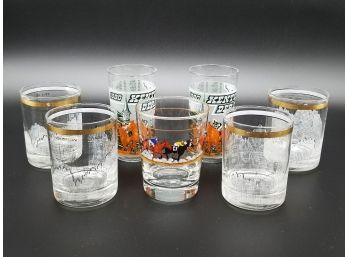 An Assortment Of Rocks And Collins Glasses