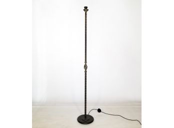 A Good Quality Cast Iron Standing Lamp