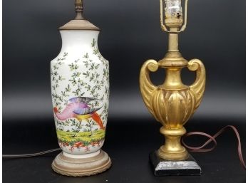 A Pair Of Vintage Lamps