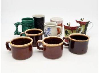 Vintage Mugs - Brown Drip By McCoy And More