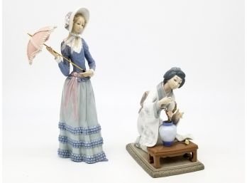 A Pair Of Lladro Figurines