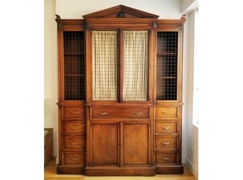 A Gorgeous Vintage Neoclassical Style China Cabinet From Bloomingdales