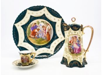 Vintage Austrian Ackermann & Fritze Porcelain Collection