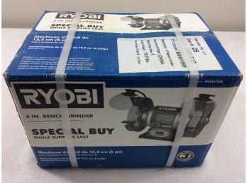 Ryobi 6' Bench Grinder- New